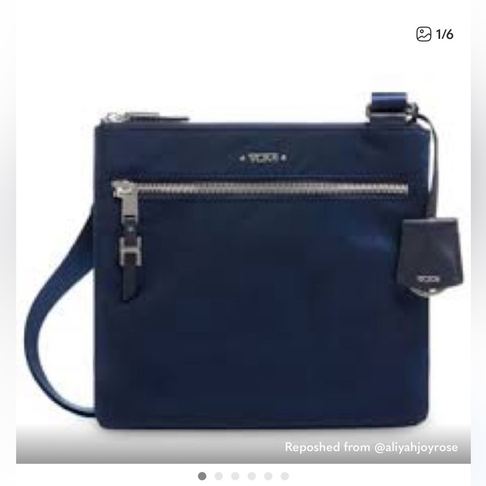Tumi Tula Nylon w/Leather Detail Voyageur
Crossbody Bag